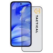 Google Pixel 9a Tactical Glass Shield 5D Glazen Screenprotector - zwarte rand