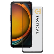 Samsung Galaxy Xcover7 Pro Tactical Glass Shield 5D Glazen Screenprotector - zwarte rand