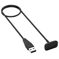 Tactical Fitbit Luxe USB Oplaadkabel - 1m - Zwart