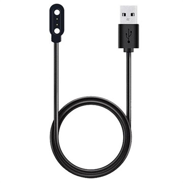 Tactische USB Haylou Solar LS01/LS02 Oplaadkabel - 1m - Zwart