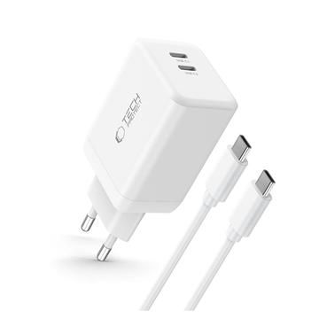 Tech-Protect 45W GAN USB-C oplader - iPhone 17 Pro Max, Air, iPad Pro 13 2025