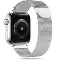Apple Watch Ultra 2/Ultra/9/8/SE (2022)/7/SE/6/5/4 Tech-Protect Milanese band - 49mm/45mm/44mm/42mm - Zilver