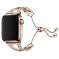 Tech-Protect Kettingband Apple Watch Series 7/SE/6/5/4/3/2/1 Band - 41mm/40mm/38mm - Goud