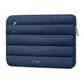 Tech-Protect pluchen laptophoes 13"-14" - marineblauw