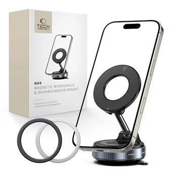 Tech-Protect N60 Magnetische MagSafe Autohouder - Zwart