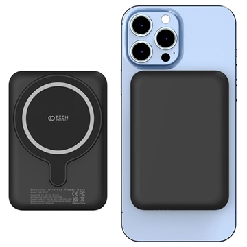 Karl Lagerfeld Ikonic Outline Magnetische Powerbank - Zwart