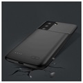 Tech-Protect Powercase Samsung Galaxy S21 Ultra 5G Batterij Case - Zwart