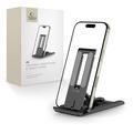 Tech-Protect Z5 Opvouwbare Aluminium Houder voor Smartphones, Tablets & E-Readers - 4" - 8.3" - Zwart