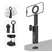 Telesin P1-HSS-02 MagSafe houder voor vloggen met Bluetooth afstandsbediening - Zwart