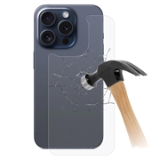 iPhone 15 Pro Max Glazen Achterkant Beschermer - 9H - Doorzichtig