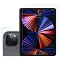 iPad Pro 12.9 (2021) Beschermset van gehard glas - Doorzichtig