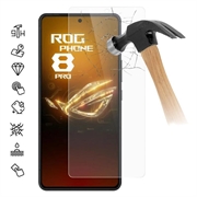 Asus ROG Phone 8 Pro Glazen Screenprotector - 9H - Case Friendly - Doorzichtig