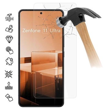 Asus Zenfone 11 Ultra Glazen Screenprotector - Case Friendly - Doorzichtig