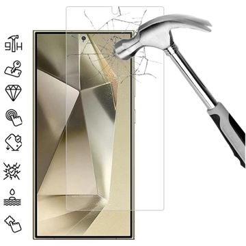 Samsung Galaxy S25 Ultra Glazen Screenprotector met Vingerafdruk Unlock - Helder