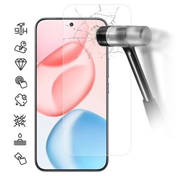 Honor 400 Smart 5G/4G/X7d 4G Glazen Screenprotector - 9H - Case Friendly - Doorzichtig
