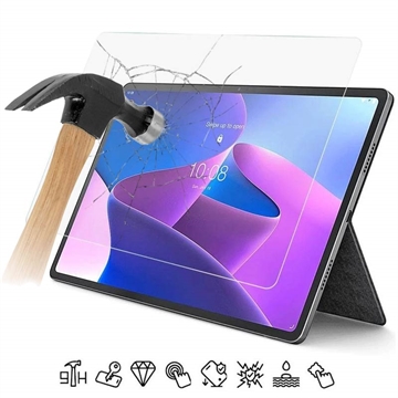 Lenovo Tab P12 Pro Glazen Screenprotector - Case Friendly - Doorzichtig