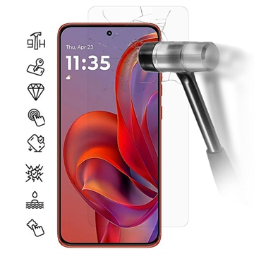 Motorola Edge 60 Neo Glazen Screenprotector - 9H - Case Friendly - Doorzichtig