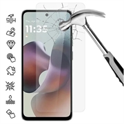 Motorola Moto G56 Glazen Screenprotector - 9H - Case Friendly - Doorzichtig