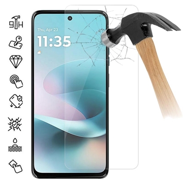 Motorola Moto G67 Power Glazen Screenprotector - 9H - Case Friendly - Doorzichtig