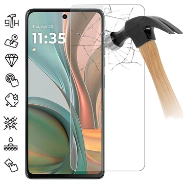 Motorola Moto G75 Glazen Screenprotector - Case Friendly - Doorzichtig