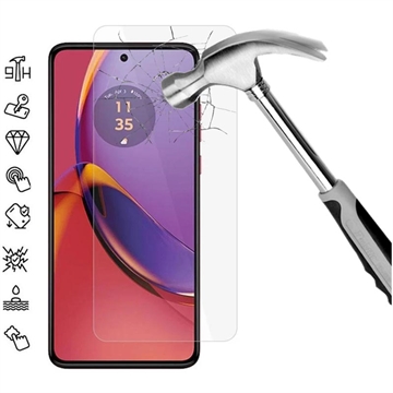 Motorola Moto G84 Glazen Screenprotector - 9H - Case Friendly - Doorzichtig