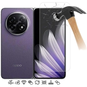 Oppo Find N5 Glazen Screenprotector - 9H - Case Friendly - Doorzichtig