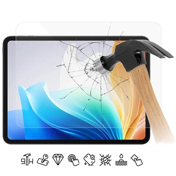Oppo Pad Air2 Glazen Screenprotector - 9H, 0.3mm - Case Friendly  - Doorzichtig