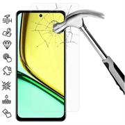 Realme C67 4G Glazen Screenprotector - 9H - Case Friendly - Doorzichtig