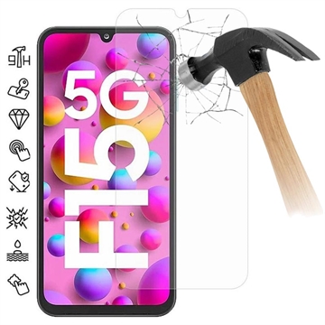 Samsung Galaxy F15 Glazen Screenprotector - Case Friendly - Doorzichtig