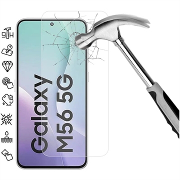 Samsung Galaxy M56/F56 Glazen Screenprotector - 9H - Case Friendly - Doorzichtig