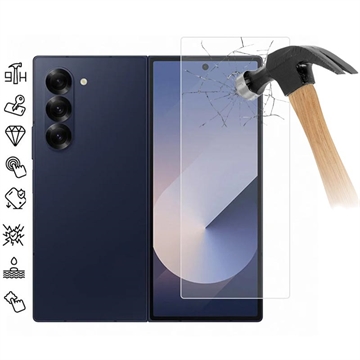 Samsung Galaxy Z Fold7 Glazen Screenprotector - 9H - Case Friendly - Doorzichtig