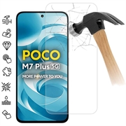 Xiaomi Poco M7 Plus Glazen Screenprotector - 9H - Case Friendly - Doorzichtig