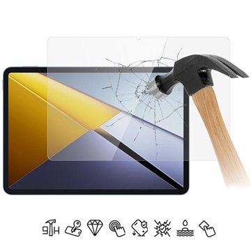 Xiaomi Poco Pad X1 Glazen Screenprotector - 9H - Case Friendly - Doorzichtig