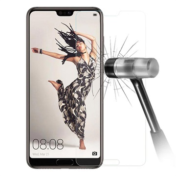 Huawei P20 Pro Glazen Screenprotector - 9H, 0.3mm, 2.5D - Doorzichtig