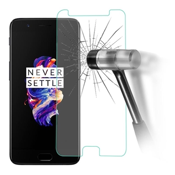 OnePlus 5 Screenprotector van gehard glas