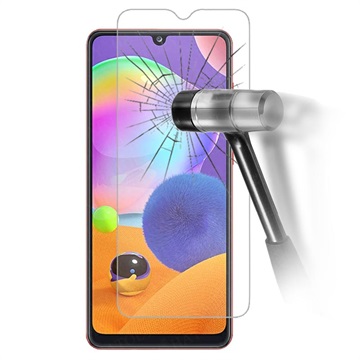 Samsung Galaxy A32 5G/M32 5G Screenprotector van gehard glas - 9H - Doorzichtig