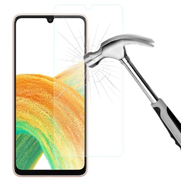 Samsung Galaxy A33 5G Screenprotector van gehard glas - Doorzichtig