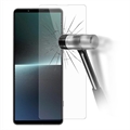 Sony Xperia 1 V Screenprotector van gehard glas - 9H, 0,3 mm - Doorzichtig