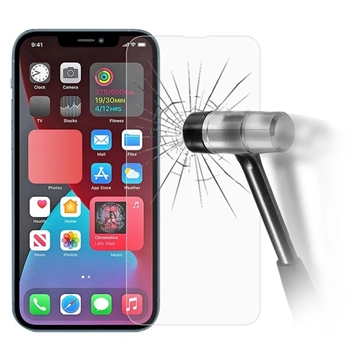 iPhone 13/13 Pro Tempered Glass Screenprotector - 9H, 0.3mm - Doorzichtig