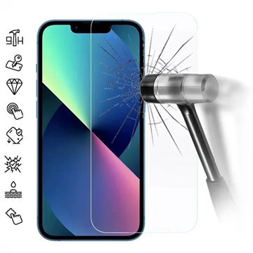 iPhone 14 Plus Screenprotector van gehard glas - 9H, 0.3mm - Doorzichtig