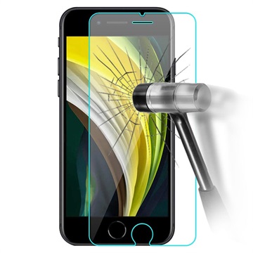 iPhone SE (2020)/SE (2022) Screenprotector van gehard glas - 9H, 0,3 mm - Doorzichtig