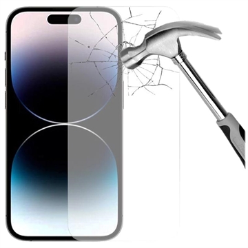 iPhone 14 Pro Max Screenprotector van gehard glas - 9H - Doorzichtig