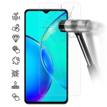 vivo Y27 Glazen Screenprotector - Case Friendly - Doorzichtig