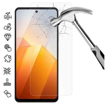 vivo iQOO Z8x Glazen Screenprotector - 9H, 0.3mm - Case Friendly  - Doorzichtig