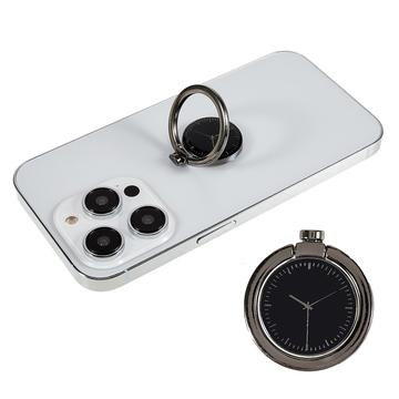 Time Clock Stand Holder Rotatie Ring Grip Ring Bracket Telefoon Ring Holder Compatibel met verschillende smartphones
