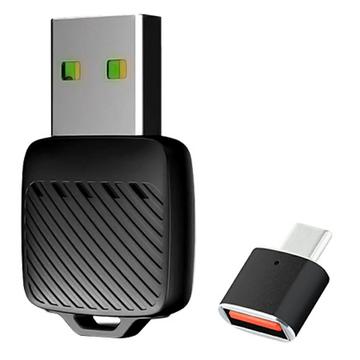 Kleine USB draadloze CarPlay & Android Auto adapter