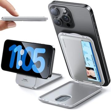 Torras 360 MagSafe kaarthouder met houder - Grijs