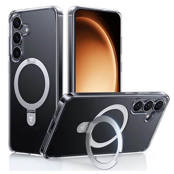 Samsung Galaxy S25 Torras Guardian Ostand MagSafe hoesje - Doorzichtig