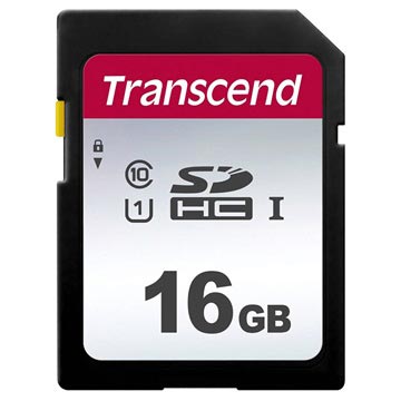 Transcend 300S SDHC Geheugenkaart TS16GSDC300S