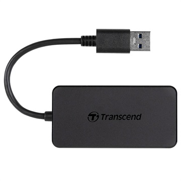 Transcend HUB2 USB 3.1 Gen 1 Hub - USB-A - Zwart